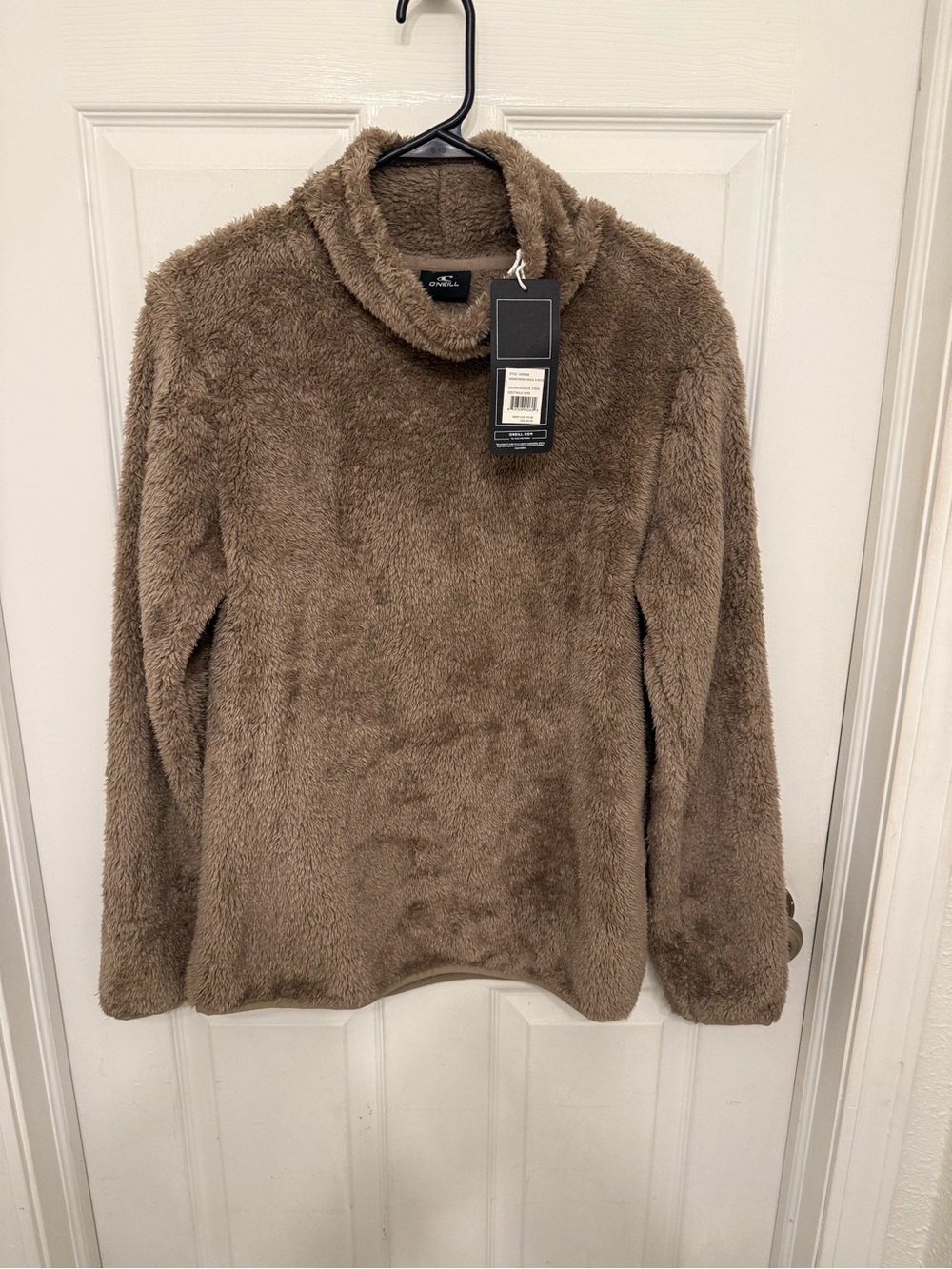 O'Neill Hazel Plush Fleece Pullover Sz M High Neck Women's NEW Casual Layers